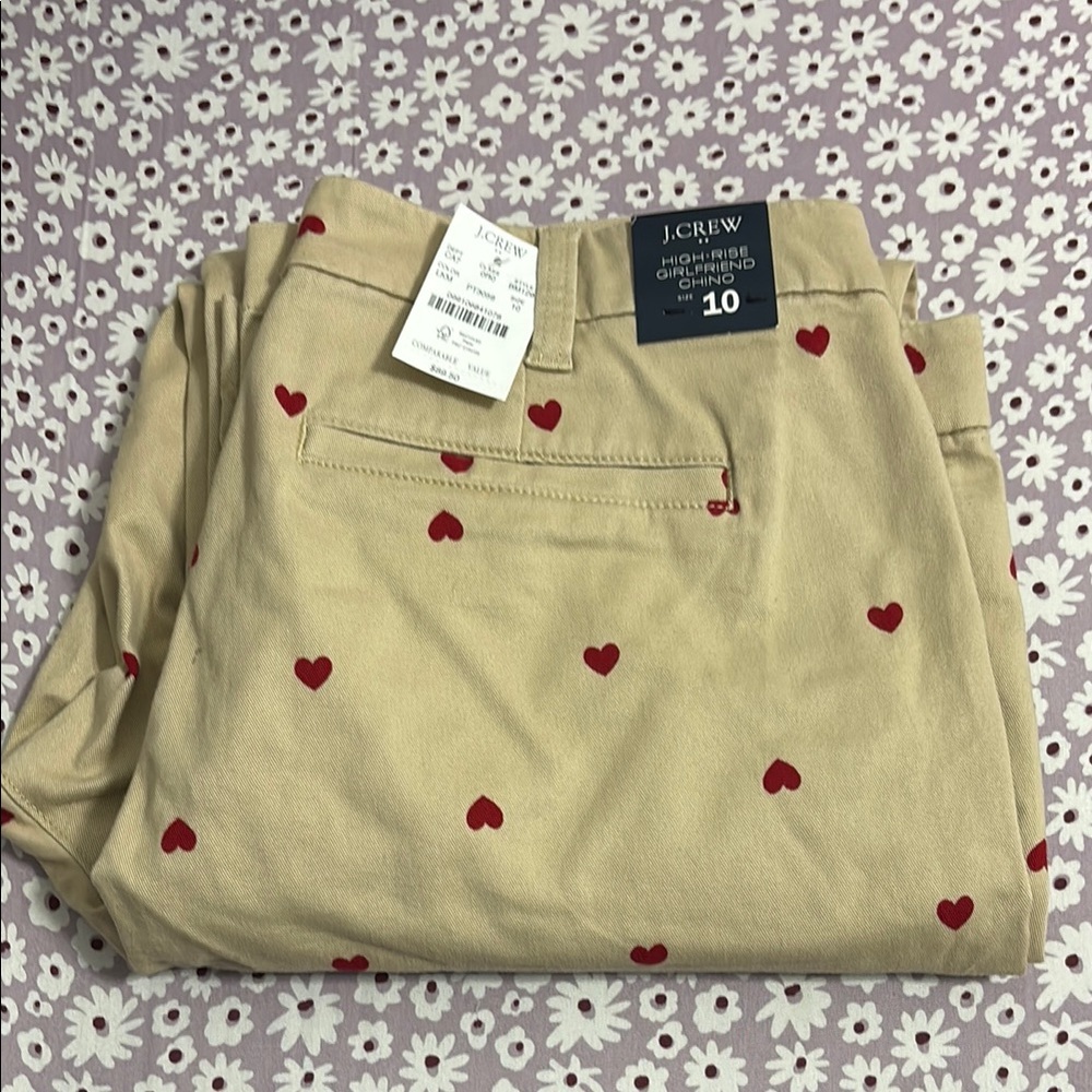 J. Crew High-Rise Girlfriend Chinos